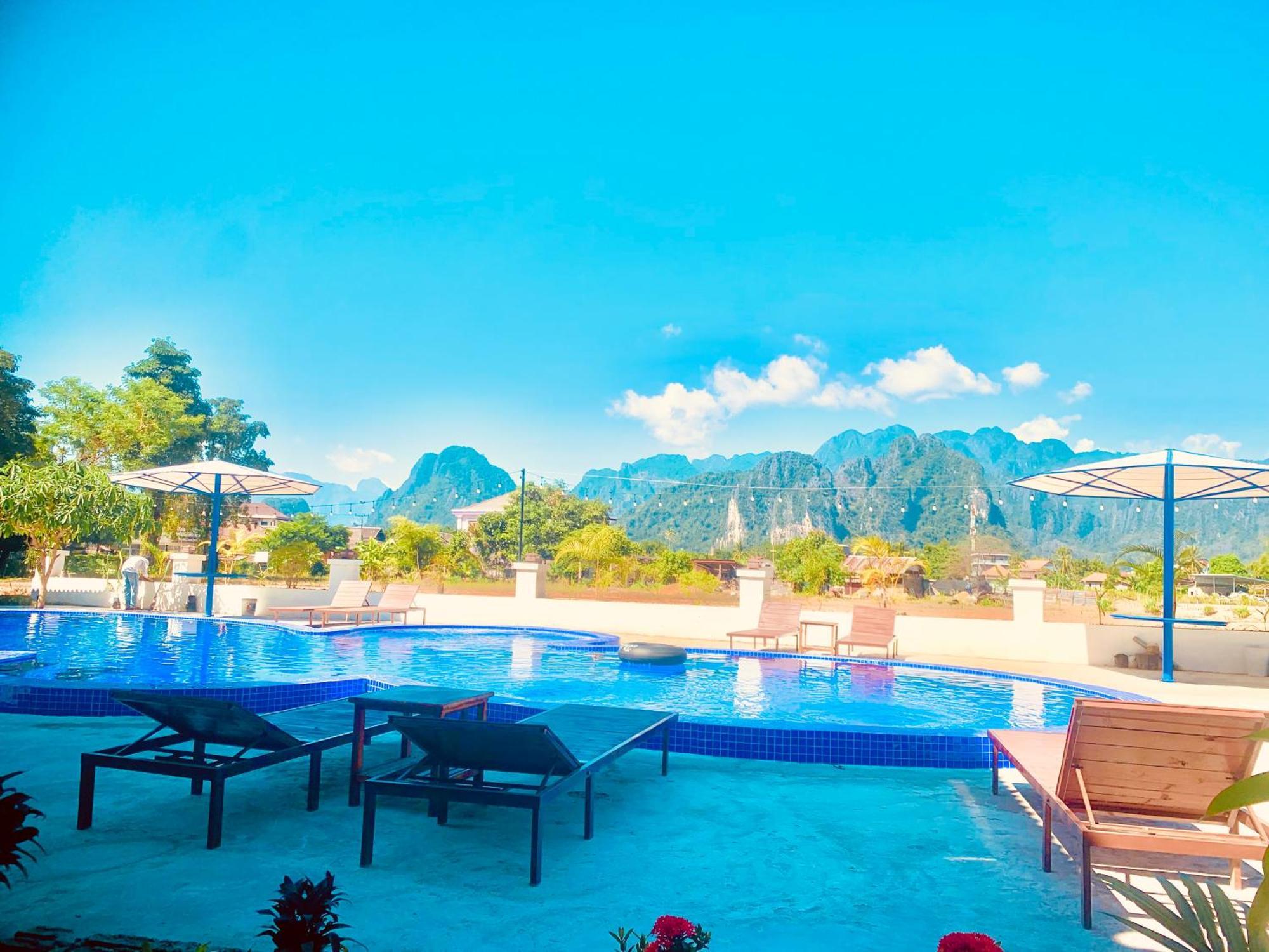 Vang Vieng Garden Resort Экстерьер фото